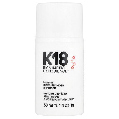 K18, Biomimetic HairScience™, Leave-In Molecular Repair Hair Mask, 1.7 fl oz (50 ml) | iHerb