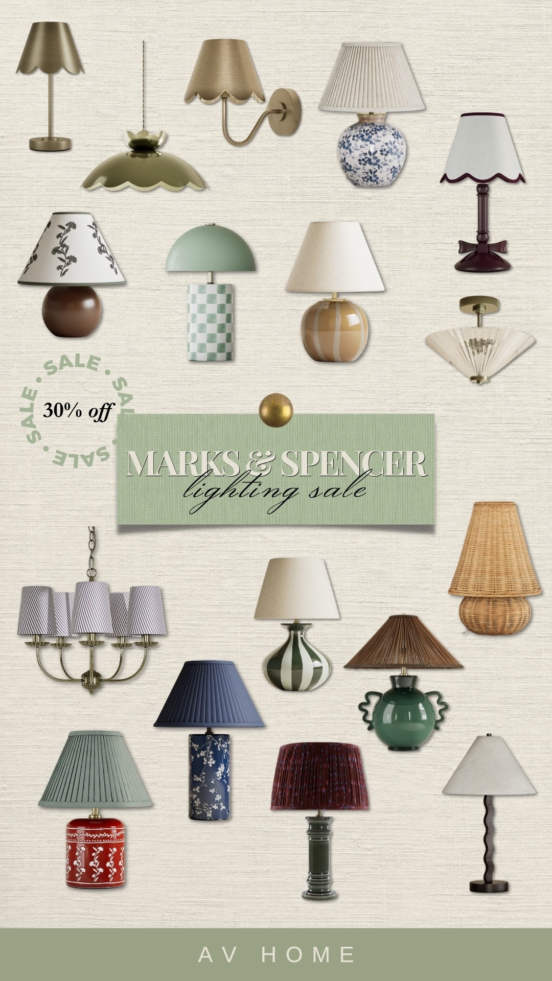 30% lighting at M&S

#LTKhome #LTKsale #LTKuk