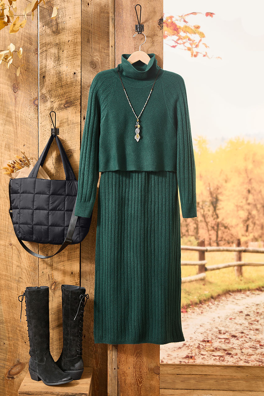 Popover Sweater Dress | Coldwater Creek