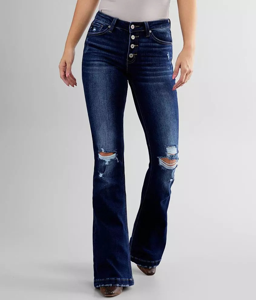 Mid-Rise Flare Stretch Jean | Buckle