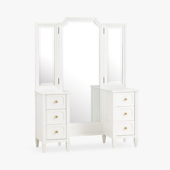Auburn Super Storage Vanity (52") | Pottery Barn Teen