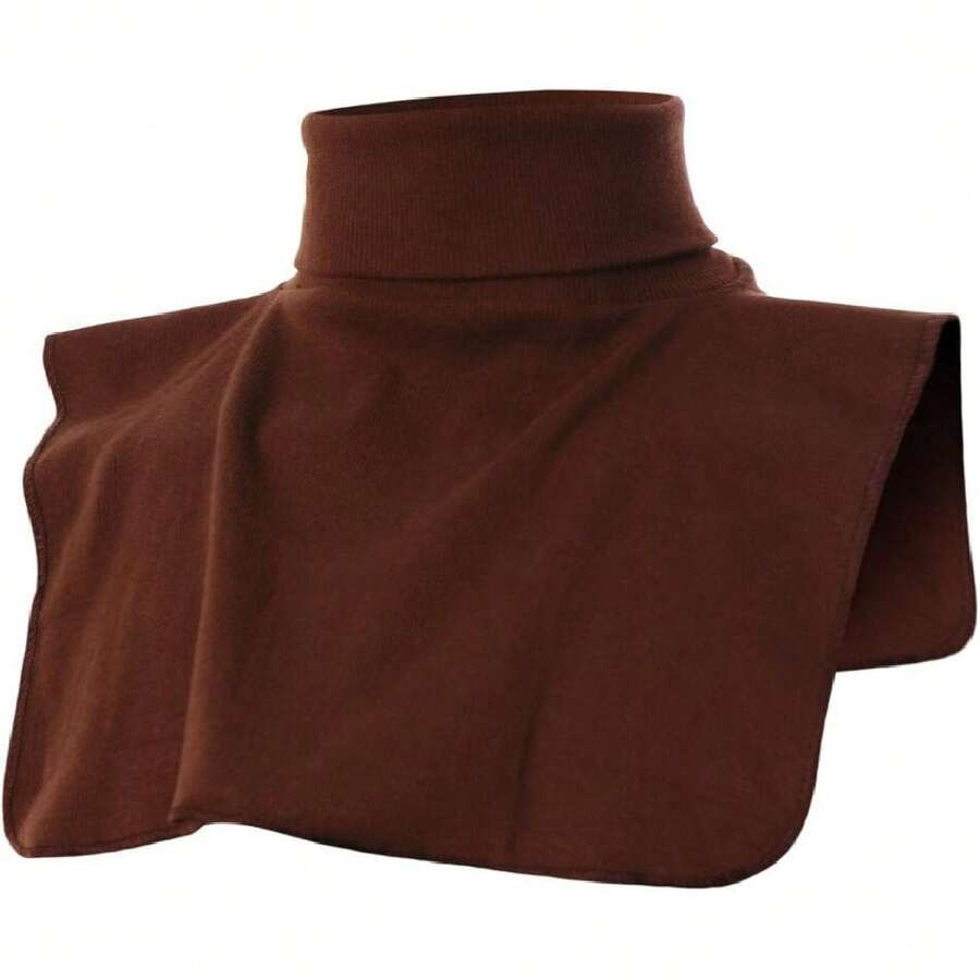 Ribbed Cotton Blend Fake Turtleneck Dickey Collar Lightweight Detachable Mock Layering Accessory ... | SHEIN