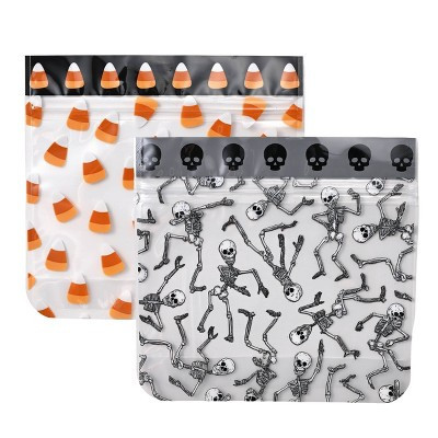 Cook With Color 20pk Candy Corn Halloween Zip Top Treat Bags | Target