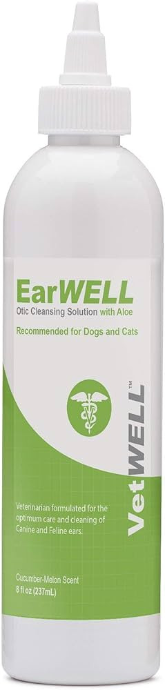 VetWELL Ear Cleaner for Dogs and Cats - Otic Rinse for Infections and Controlling Ear Infections ... | Amazon (US)