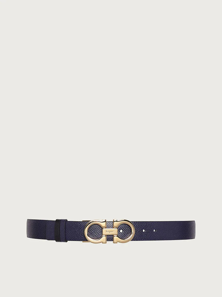 Reversible and adjustable Gancini belt | Ferragamo (EU)