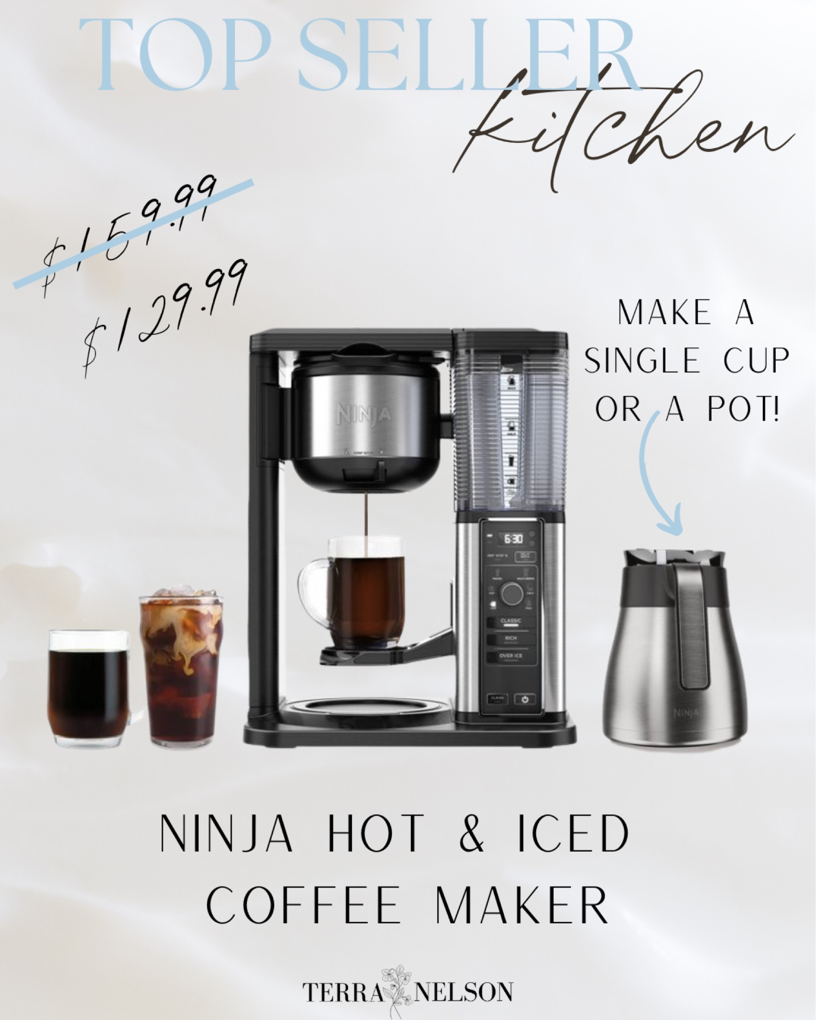 My assistants favorite coffee pot is on sale! This Ninja makes hot and cold coffee and allows you to customize your size of cup from standard mug to a full pot of coffee!

#LTKhome #LTKsalealert #LTKstyletip