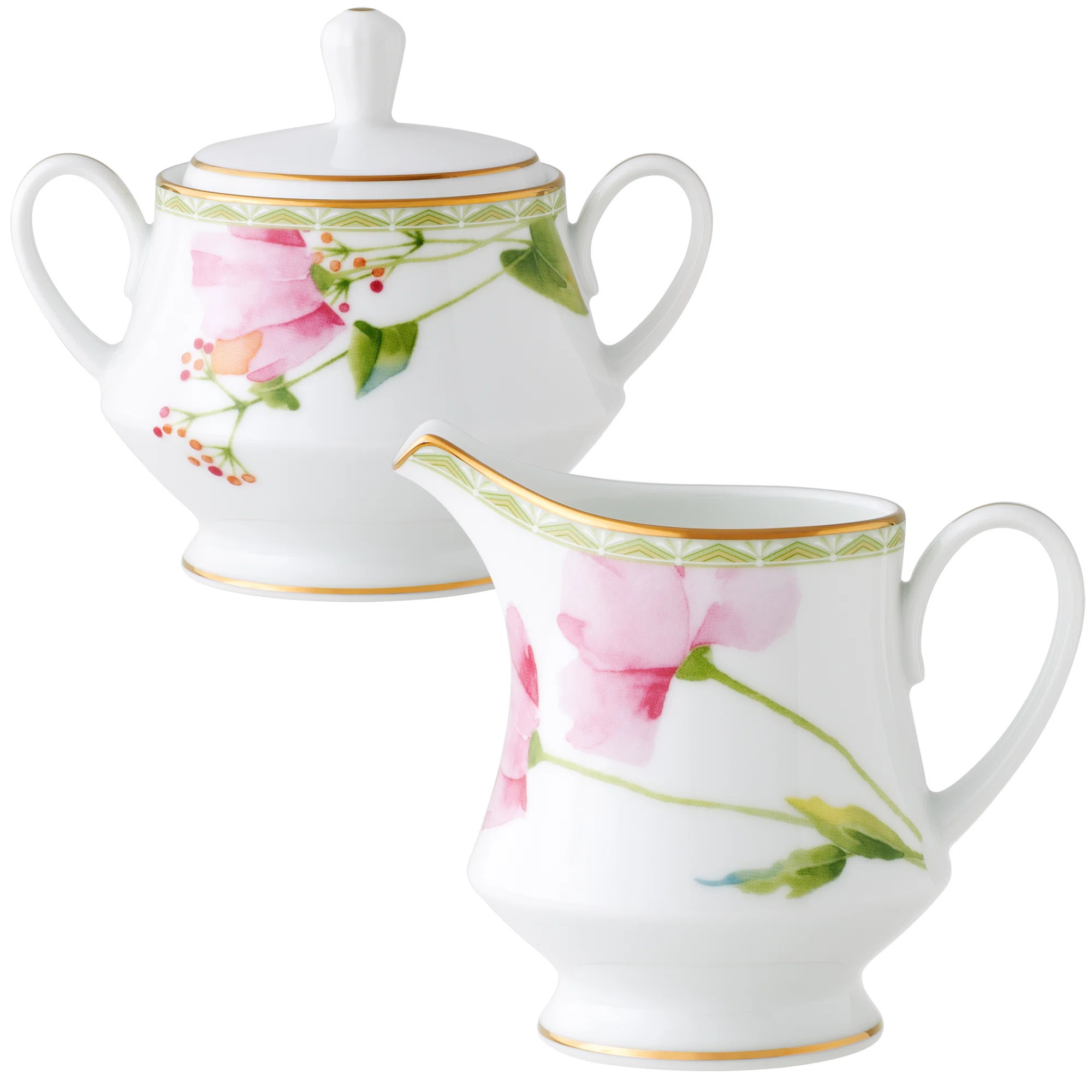 Noritake Poppy Place Sugar and Creamer Set | Wayfair | Wayfair North America