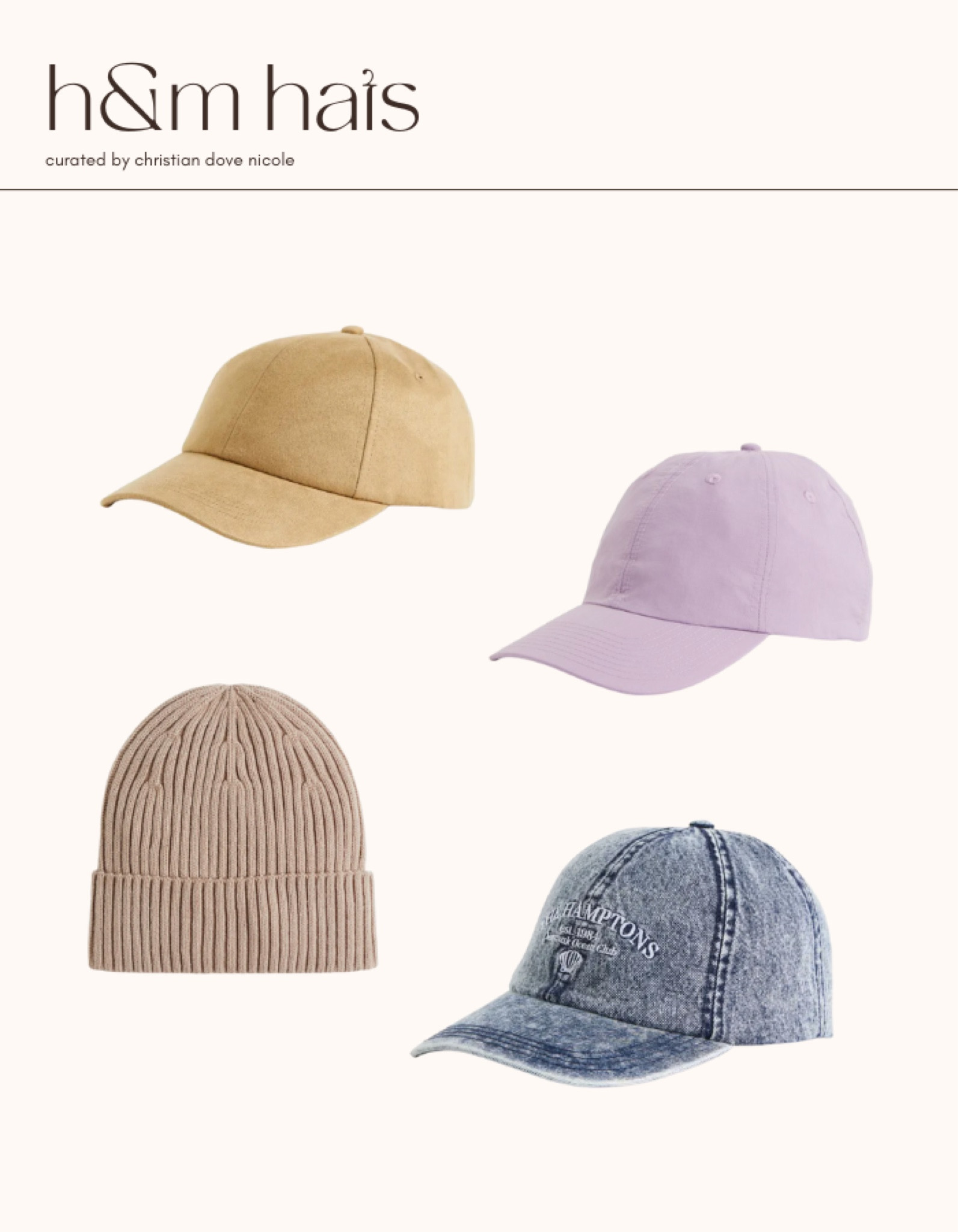 spring hats i’m styling from
h&m #streetwear #outfitinspo #hm

#LTKstyletip #LTKFind #LTKunder50