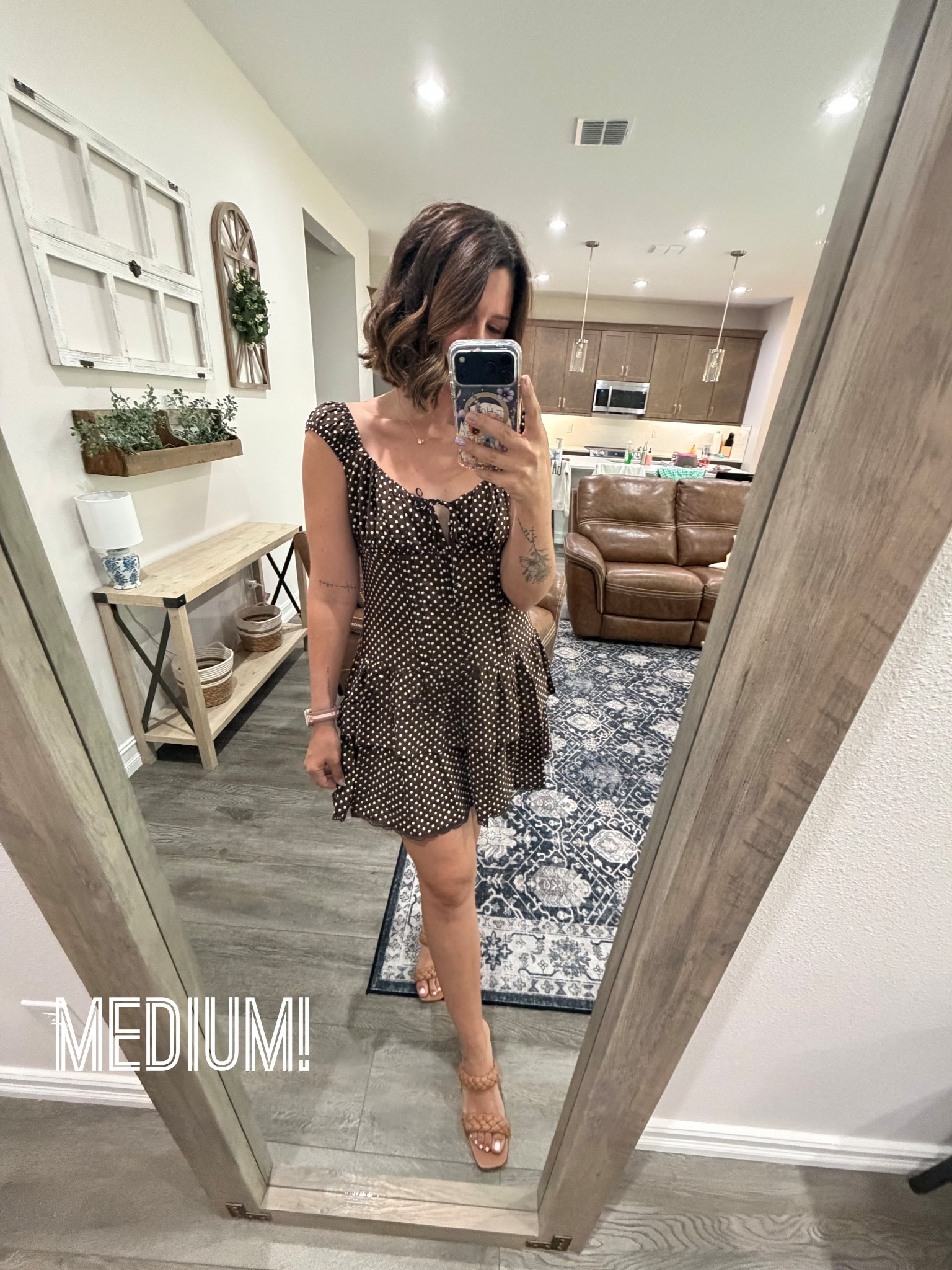This brown polka dot dress is SO cute!! 

#LTKTall #LTKootd #LTKSeasonal