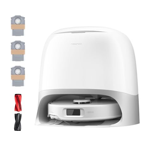 roborock Qrevo Curv S5X Robot Vacuum and Mop, 18500Pa Suction, Zero-Tangling Design, FlexiArm Side Brush, Reactive Tech Obstacle Avoidance, 10 Weeks Self-Emptying, Auto Washing for Hard Floor, Corner | Amazon (US)