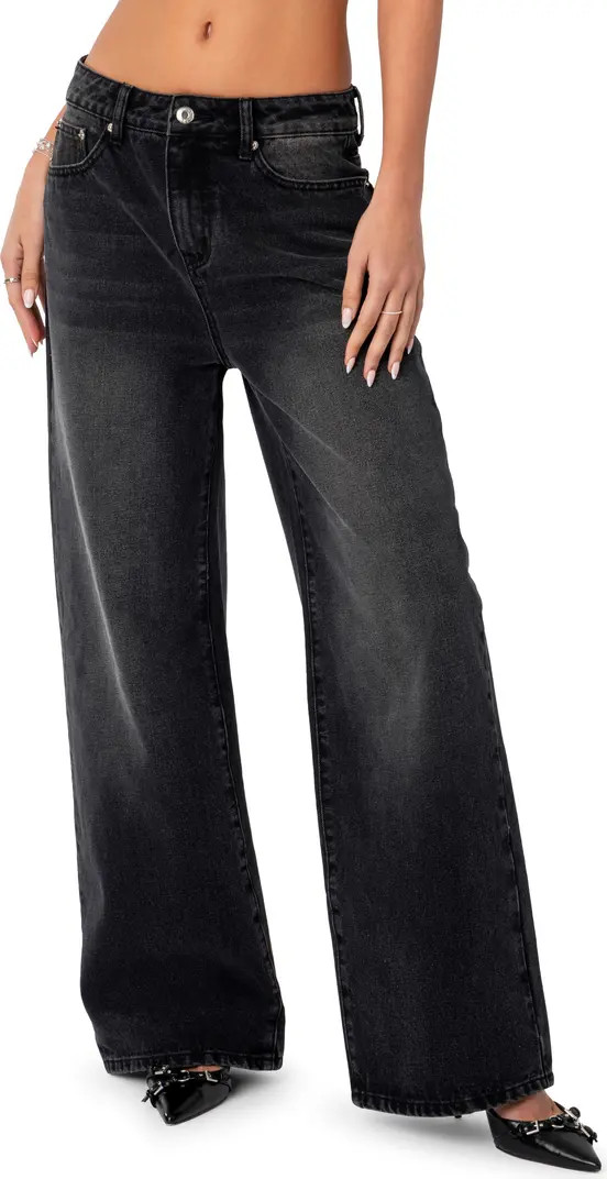 EDIKTED Braya Baggy Jeans | Nordstrom | Nordstrom