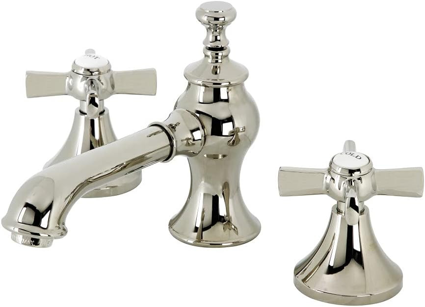Kingston KC7066ZX Widespread Bathroom Faucet, Polished Nickel | Amazon (US)