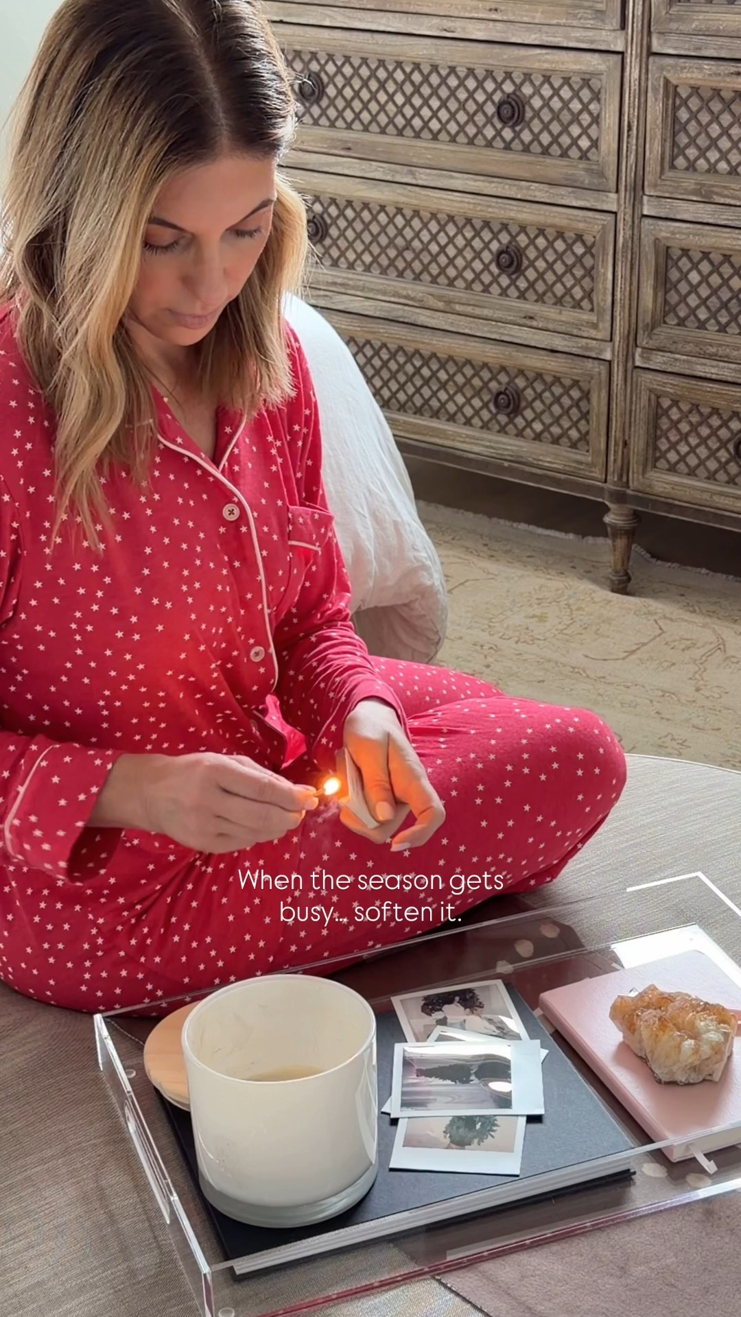 A quiet pause in the busiest season.
Soft fabric, warm light, and holiday pajamas that make every moment feel intentional.
The Kate Modal PJ Set in Geranium Stars — a dreamy gift for yourself or someone you love. ✨


#LTKGiftGuide #LTKselfcare #LTKHoliday