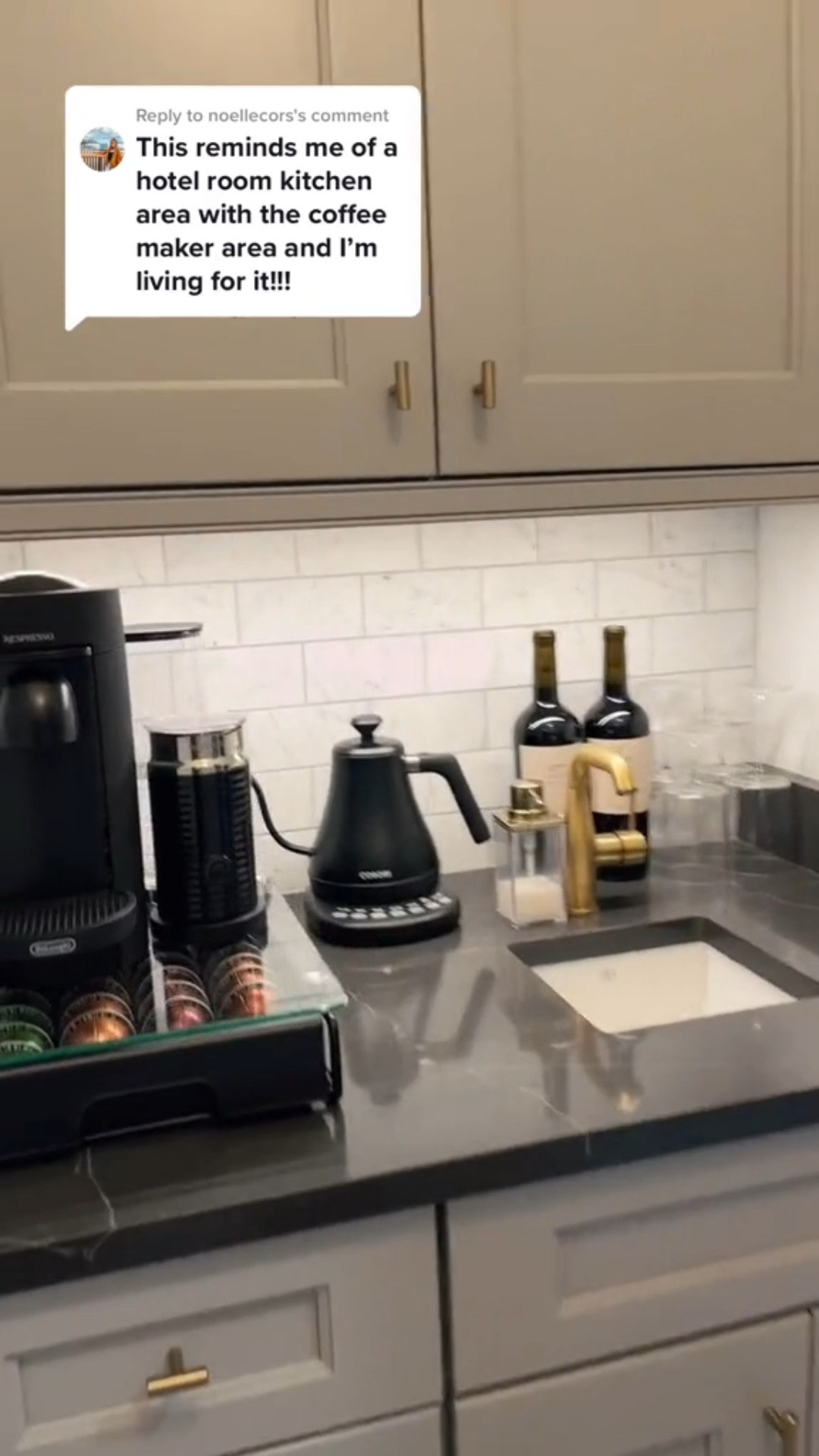 Bedroom coffee station and snack bar!
It’s convenience at its finest!! 😄 #convenience #coffeebar #coffee #coffeeaddict #bedroomdesign #bedroomideas #hotellife #coffeelover #snackstash #snackbar #bedroomhacks 

#LTKHome