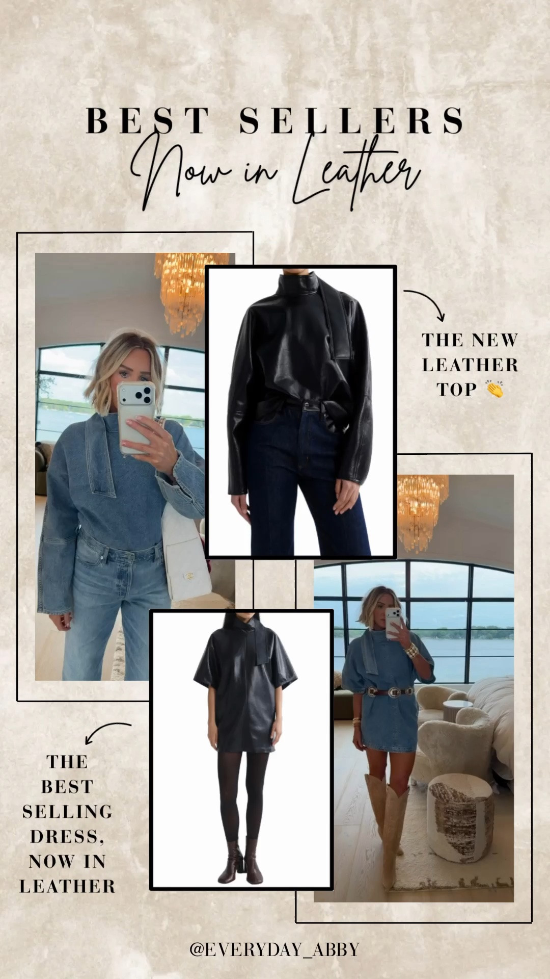 Two best sellers now come in leather ❤️‍🔥❤️‍🔥 ordered a size medium in the dress, a small in the top 👏

#LTKootd #LTKSeasonal #LTKdayinmylife