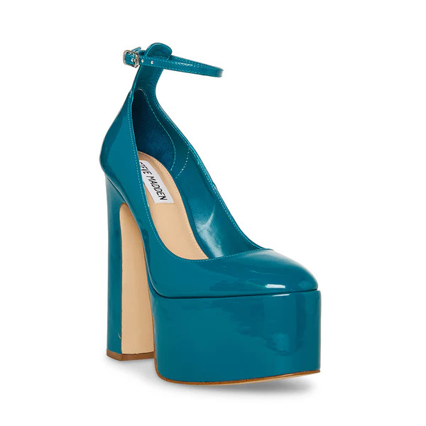 SKYRISE TEAL PATENT 

  @media (min-width: 20em){
    .adaptive-badge {
      display: inline-blo... | Steve Madden (US)