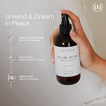 Muse Apothecary Pillow Ritual - Aromatic, Calming and Relaxing Pillow Mist, Linen and Fabric Spra... | Amazon (US)