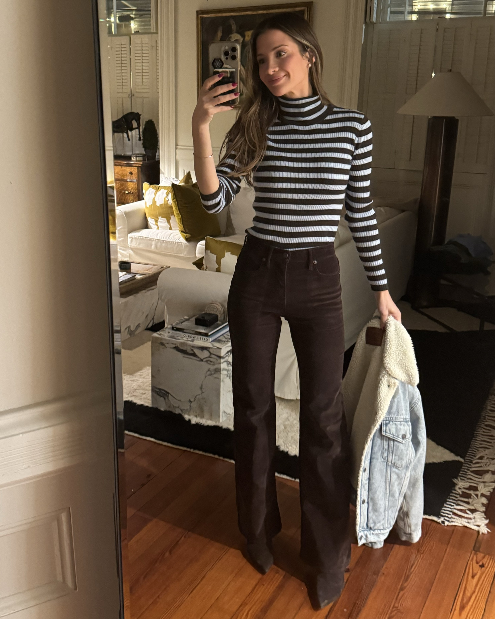 Best corduroys ever!! And boots. And top  

#LTKHoliday #LTKFindsUnder100 #LTKSeasonal