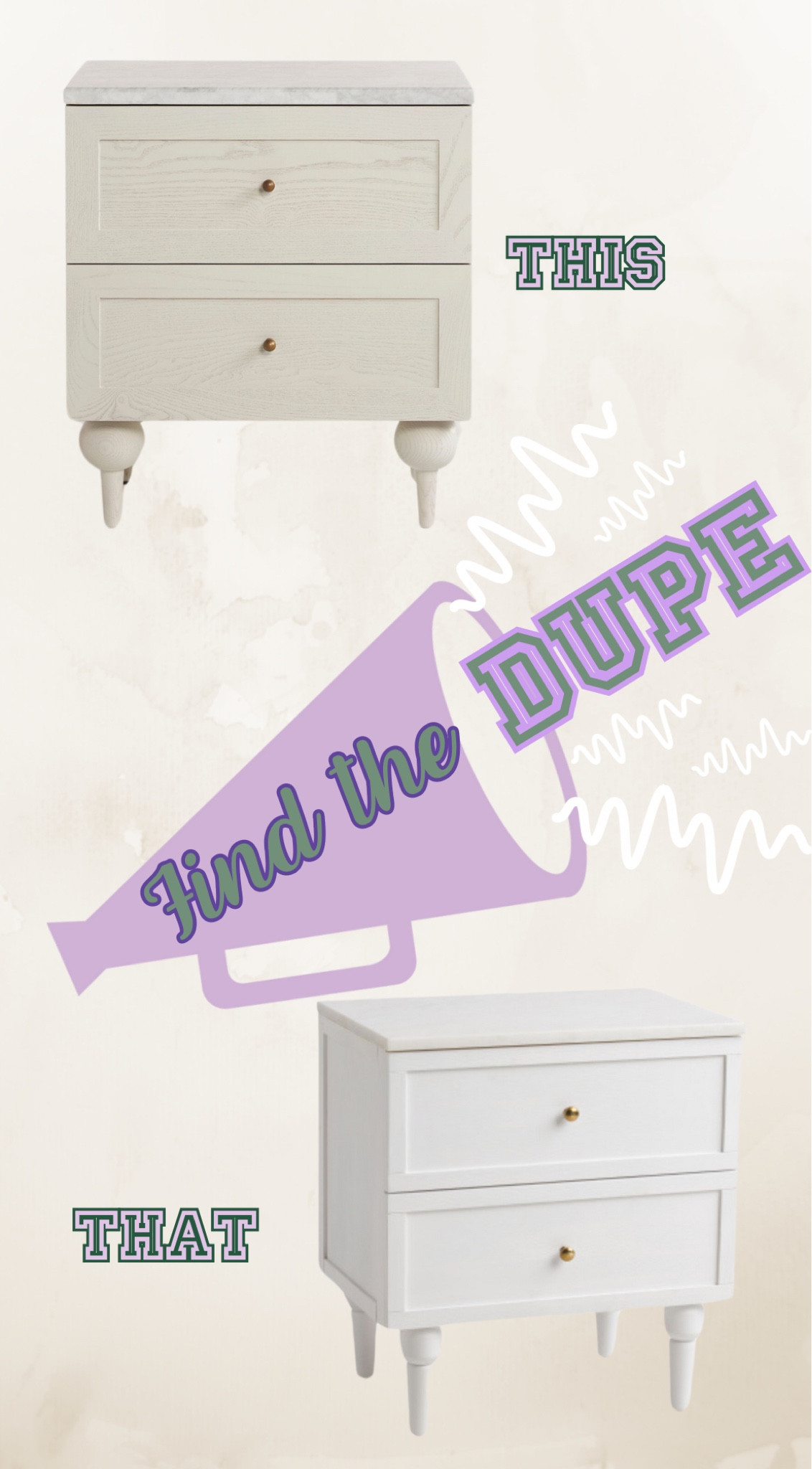 Can you spot the lookalike? Anthropologie Fern nightstand versus TJ Maxx Tahara 

#LTKhome #LTKsalealert #LTKfamily