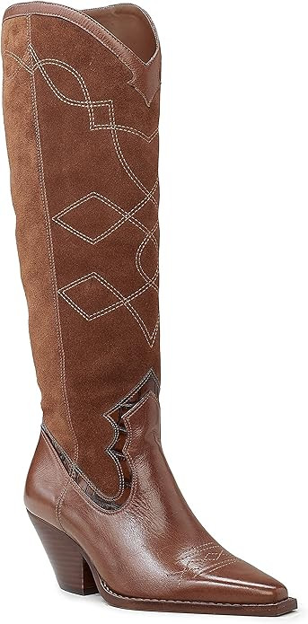 Vince Camuto Women's Footwear Nedema Western Knee High Boot Fashion | Amazon (US)