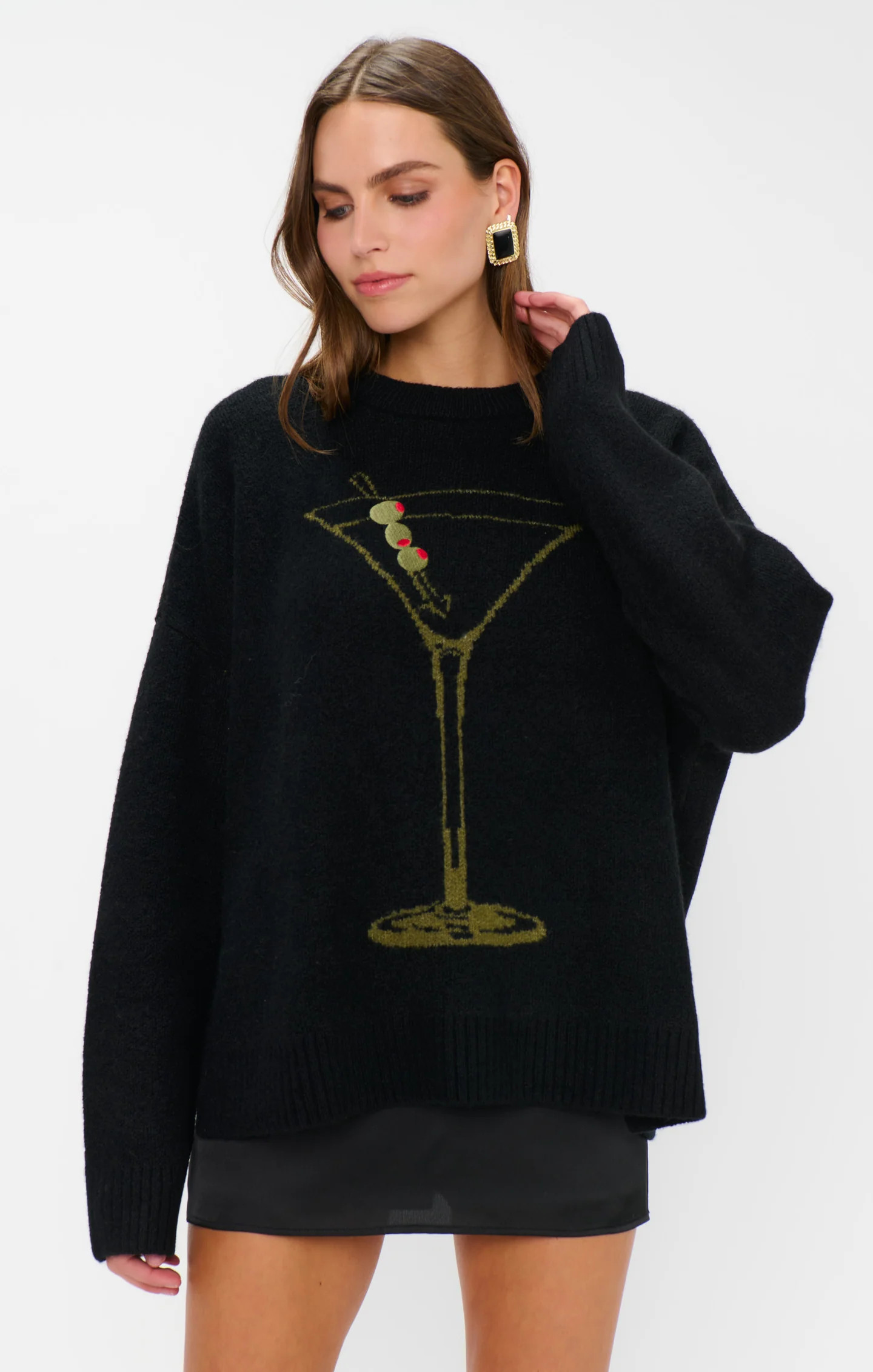 Settle In Sweater ~ Dirty Martini Knit | Show Me Your Mumu