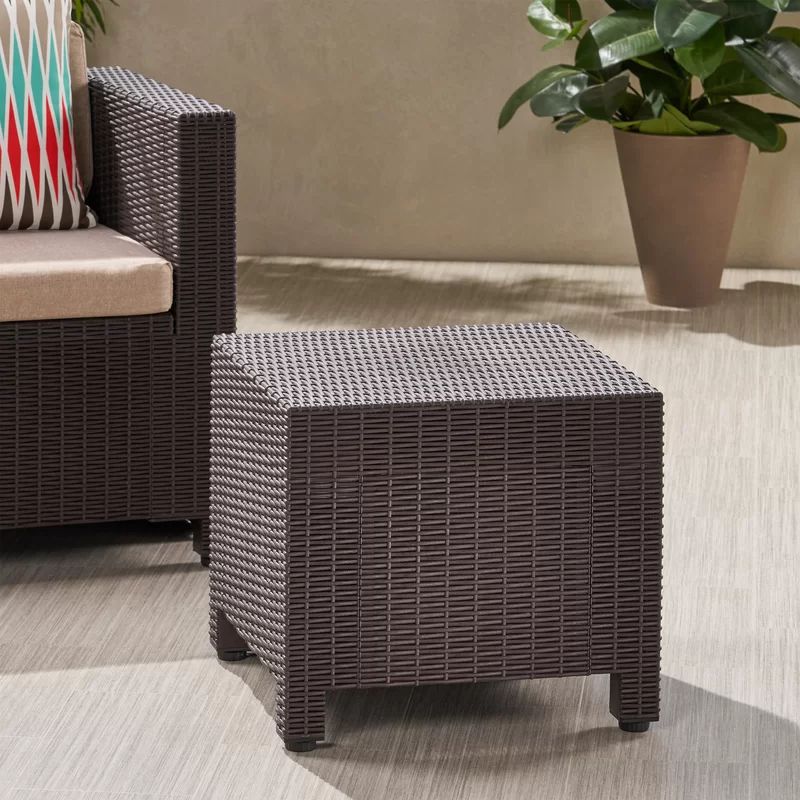 Jordan Wicker/Rattan Side Table | Wayfair North America