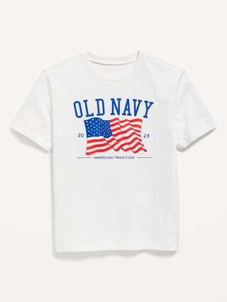 Gender-Neutral Short-Sleeve Logo-Graphic T-Shirt for Kids | Old Navy (US)