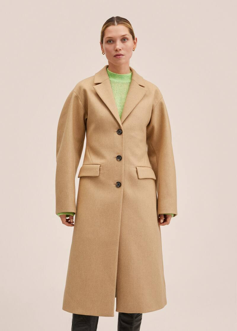 Oversize wool coat | MANGO (US)