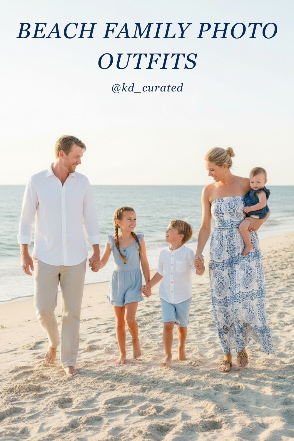What to Wear for Beach Family Photos | Blue and White Amazon Outfit Ideas 

 #LTKmomlife #LTKSeasonal #LTKKids