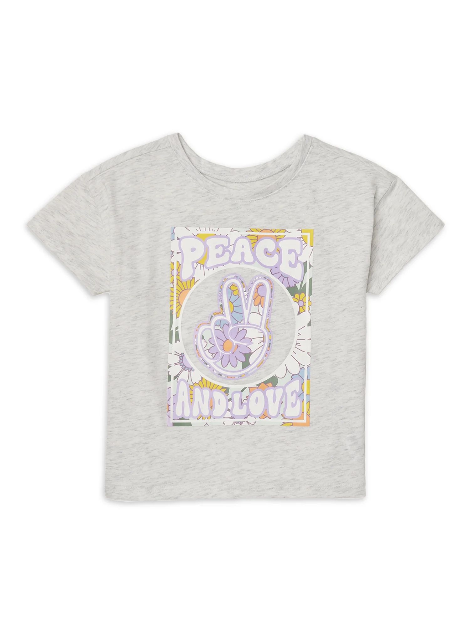 Garanimals Toddler Girl Short Sleeve Graphic Tee, Sizes 12M-5T | Walmart (US)