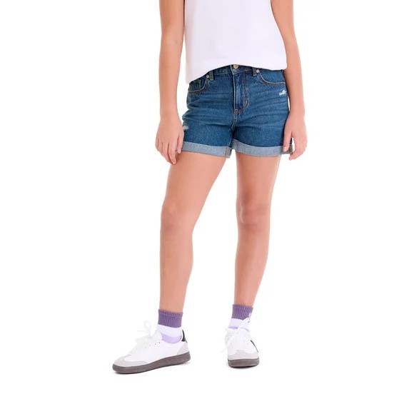 Jordache Girls High Rise Mom Short, Sizes 5-18 | Walmart (US)