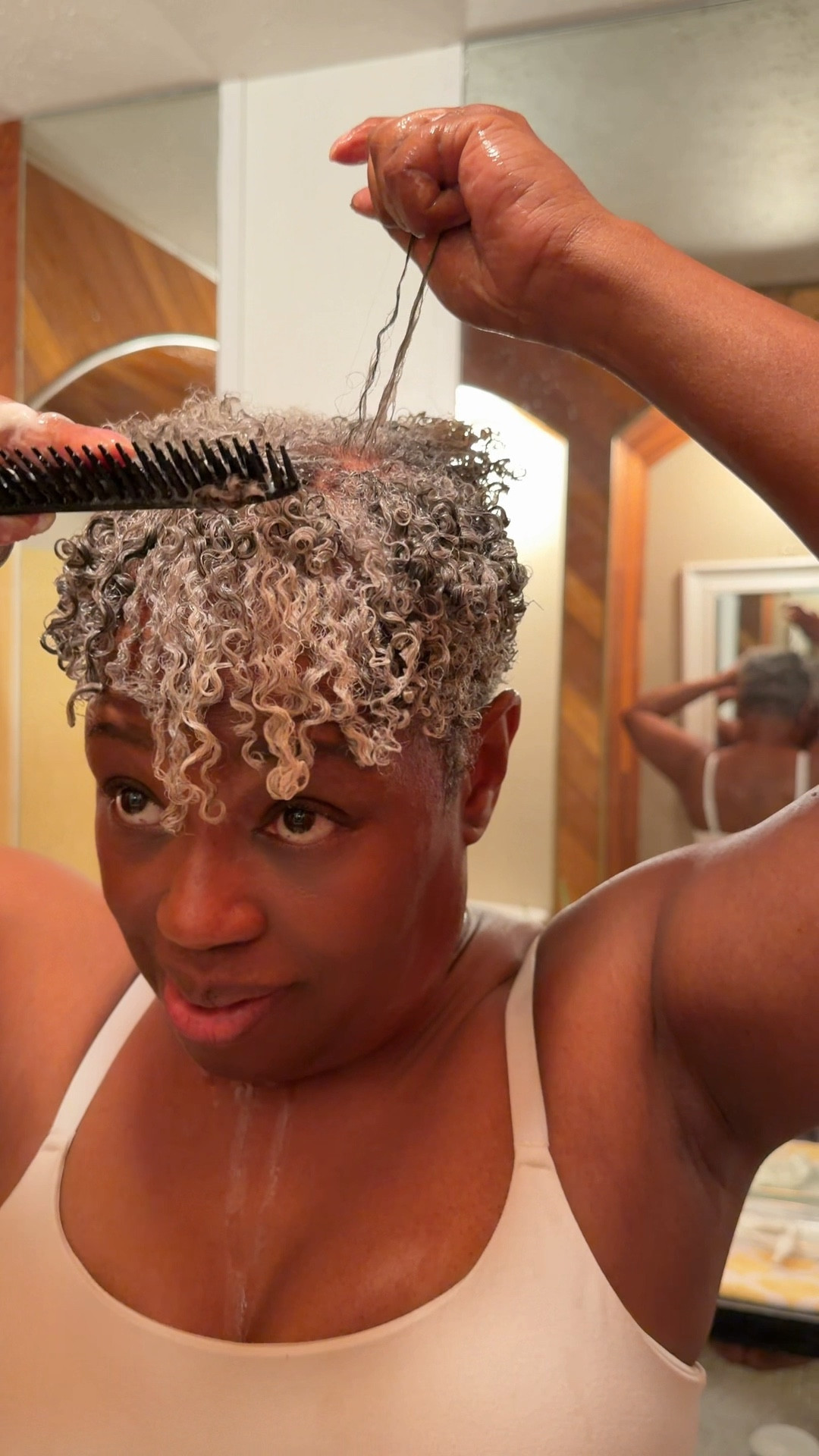 If I had to start this natural
Pixie journey over I wouldn’t do it without a 3 row comb!!

#LTKselfcare #LTKdayinmylife #LTKgrwm
