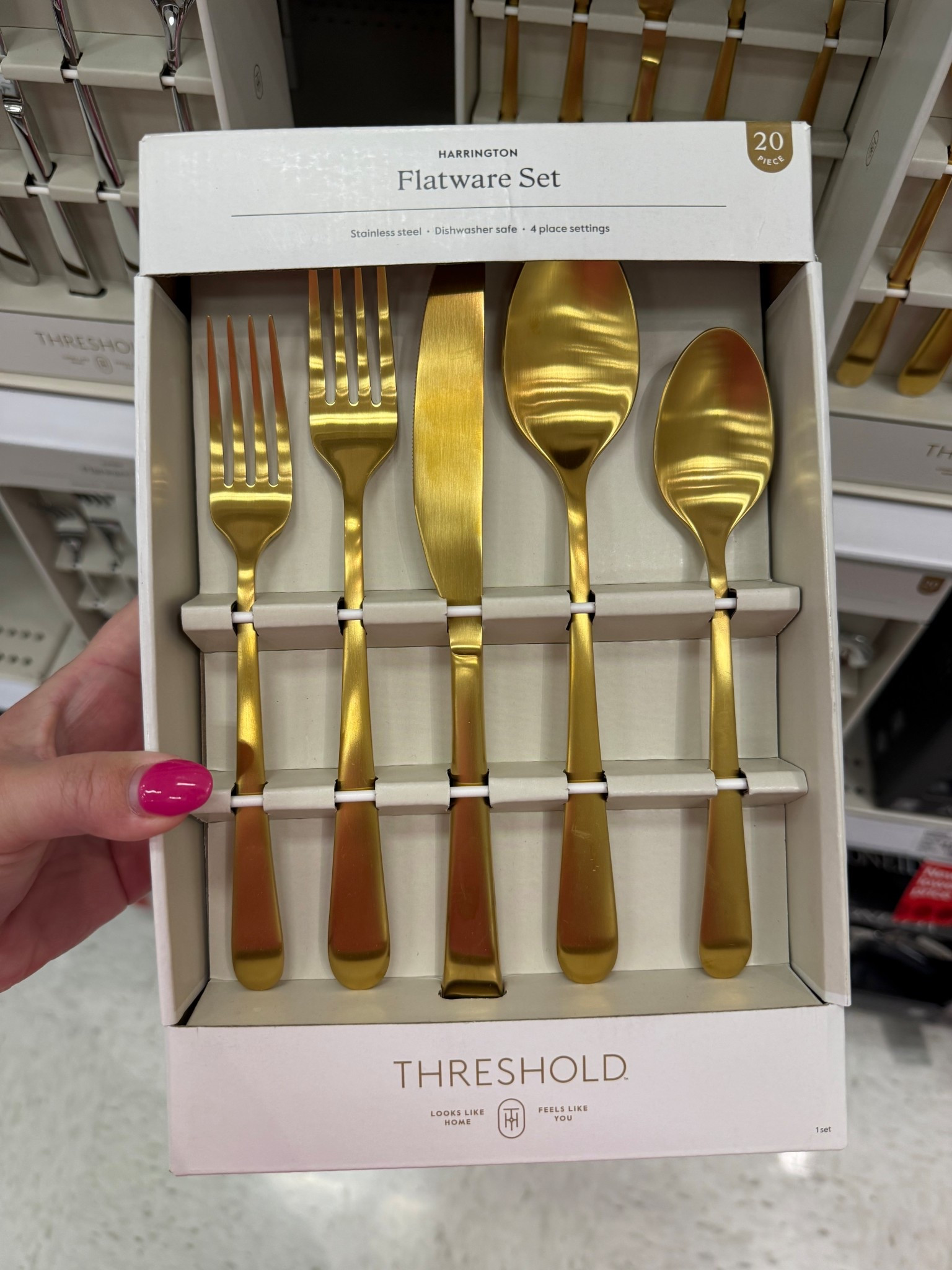 The silverware I bought when I moved into my house 8 years ago! I knew I wanted gold silverware😍 I bought two packs to have more and I still love this silverware!!



#LTKHome