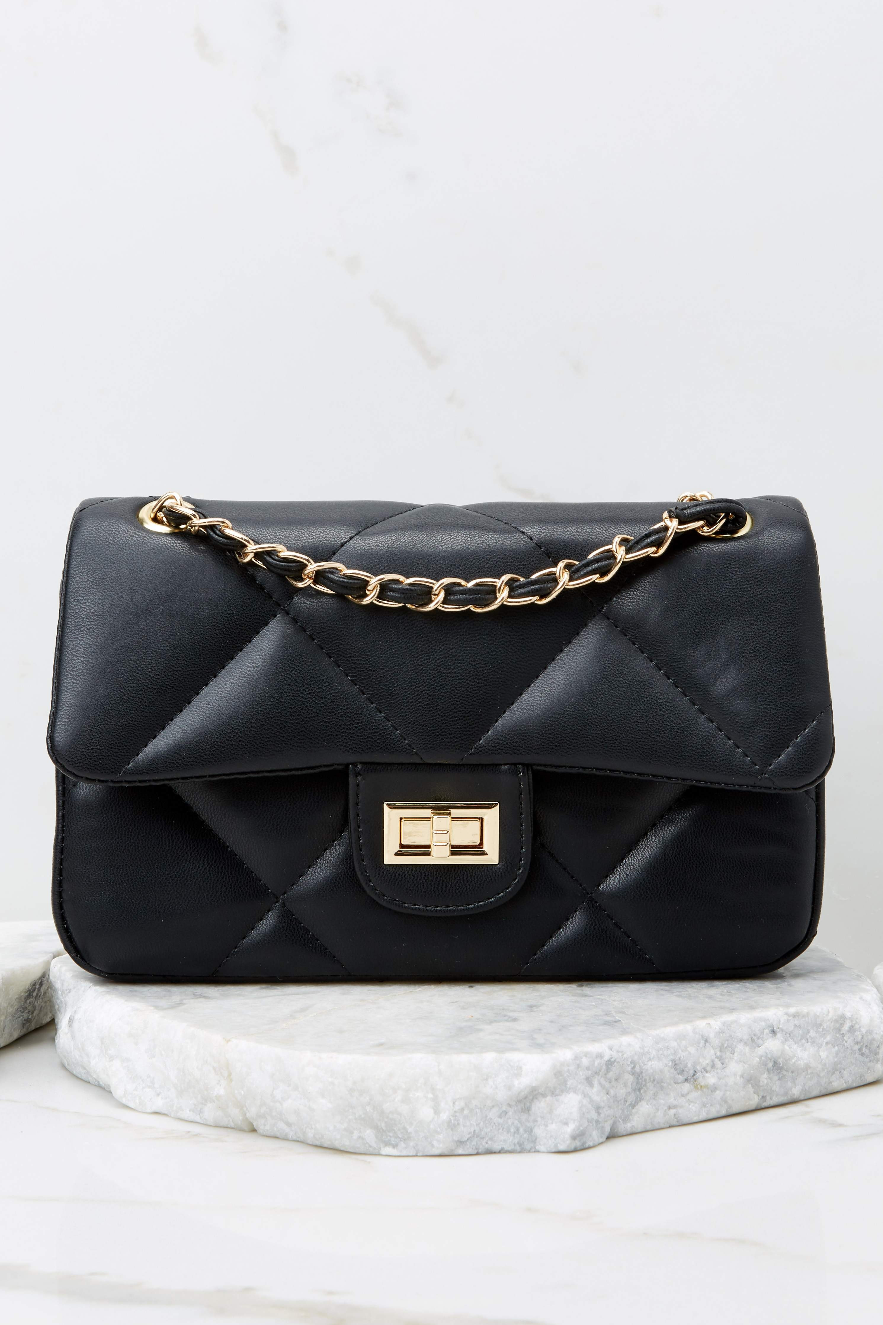 On My Way Out Black Bag | Red Dress 