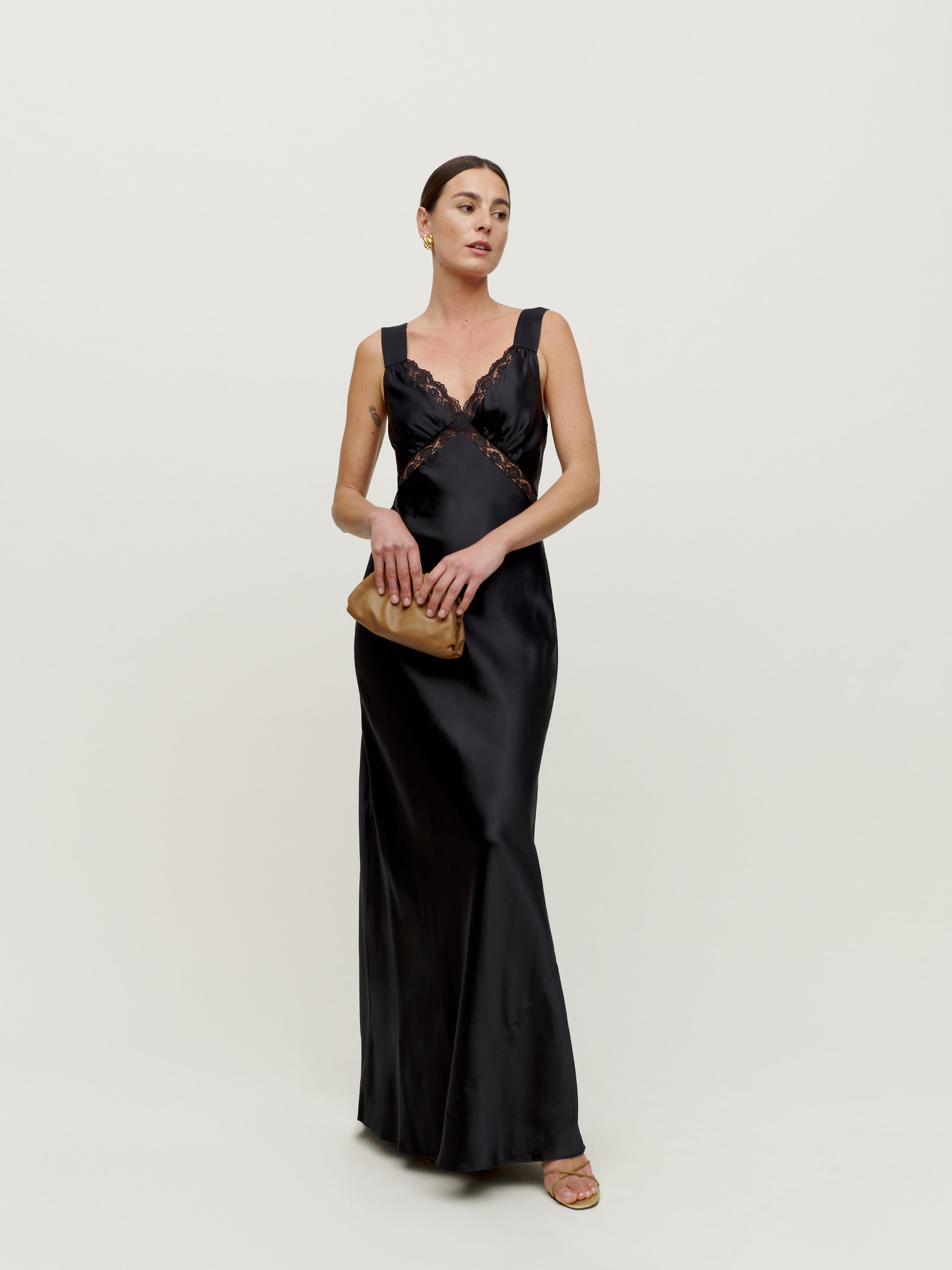 Chania Silk Dress | Reformation (Global)