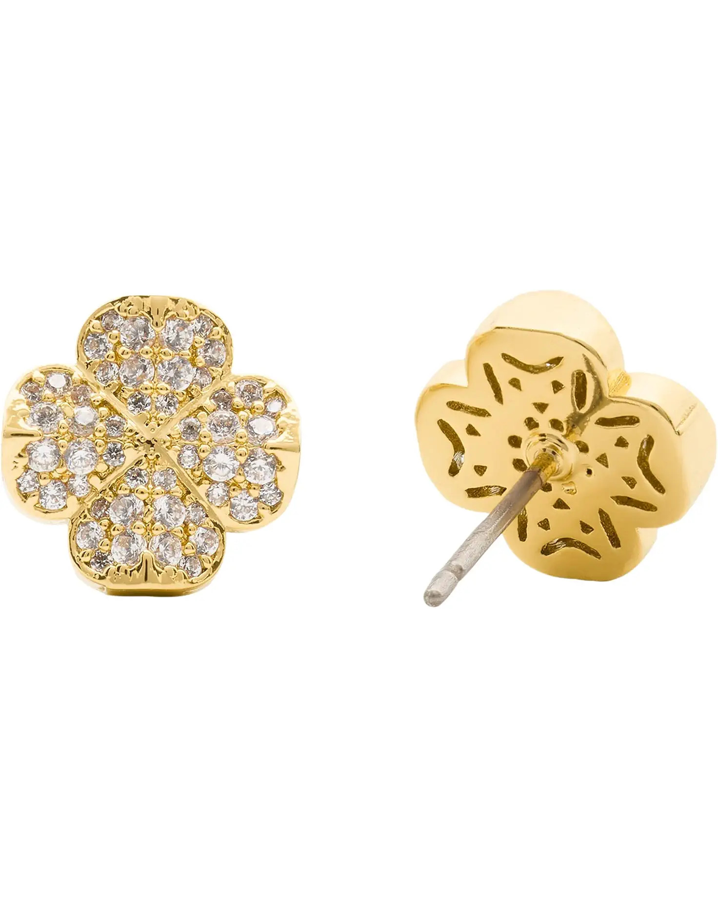 Kate Spade New York Spade Flower Pave Studs | Zappos.com