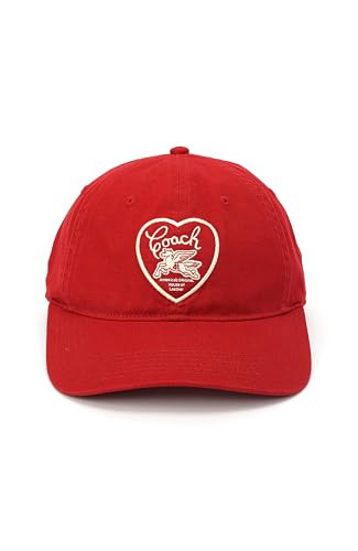 Coach Women's Baseball Hat, Red Chalk | Amazon (US)