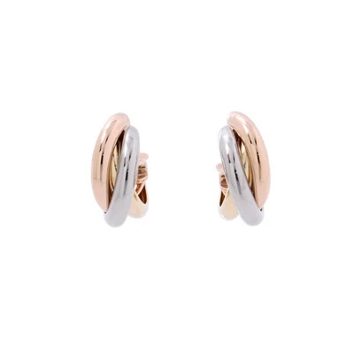 Trinity Earrings 18K Tricolor Gold | Rebag