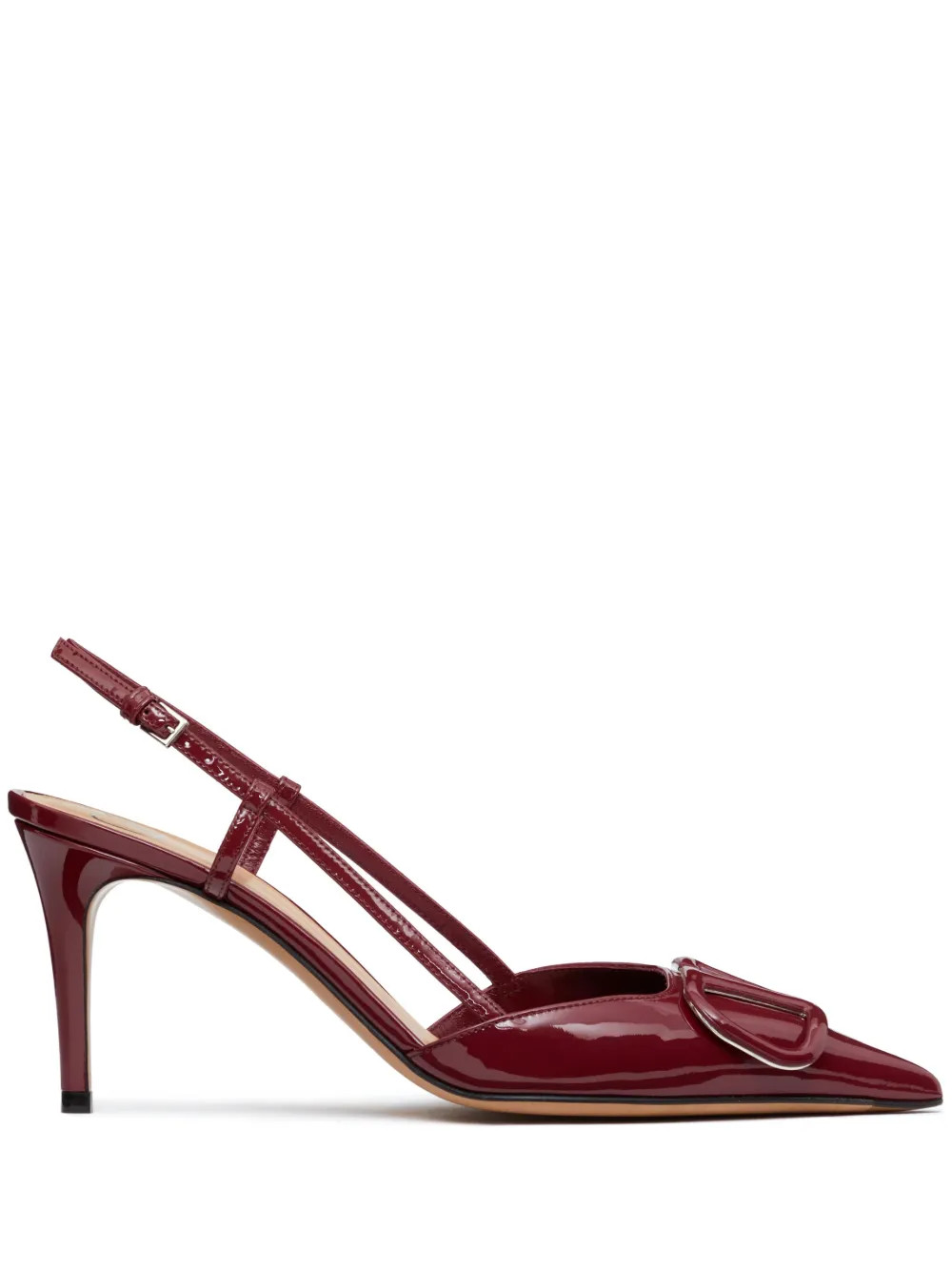 Valentino Garavani VLogo Signature Slingback Pumps - Farfetch | Farfetch Global