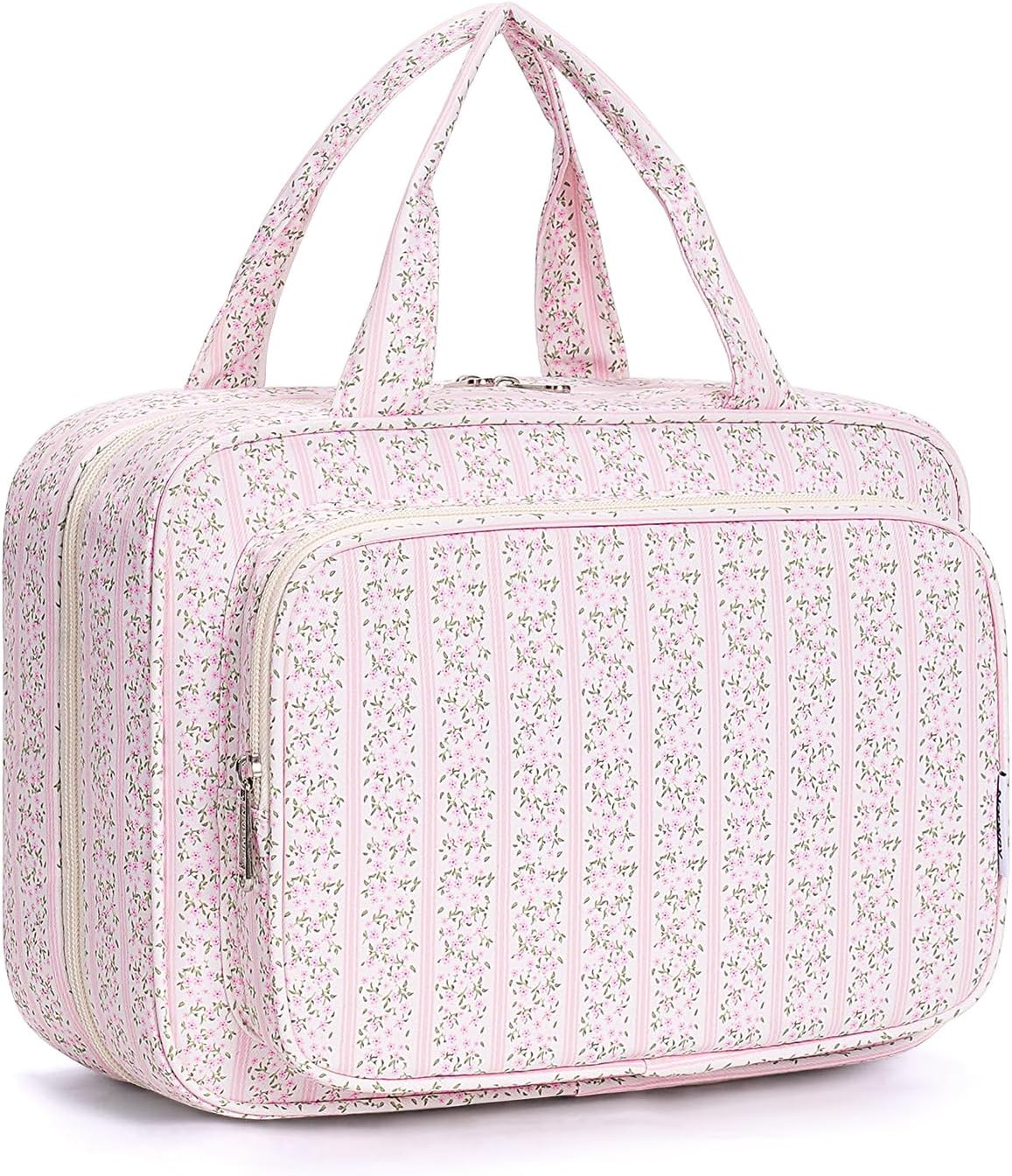 Narwey Travel Toiletry Bag for Women Large Hanging Makeup Bag Organizer Toiletries Bag for Full S... | Amazon (US)