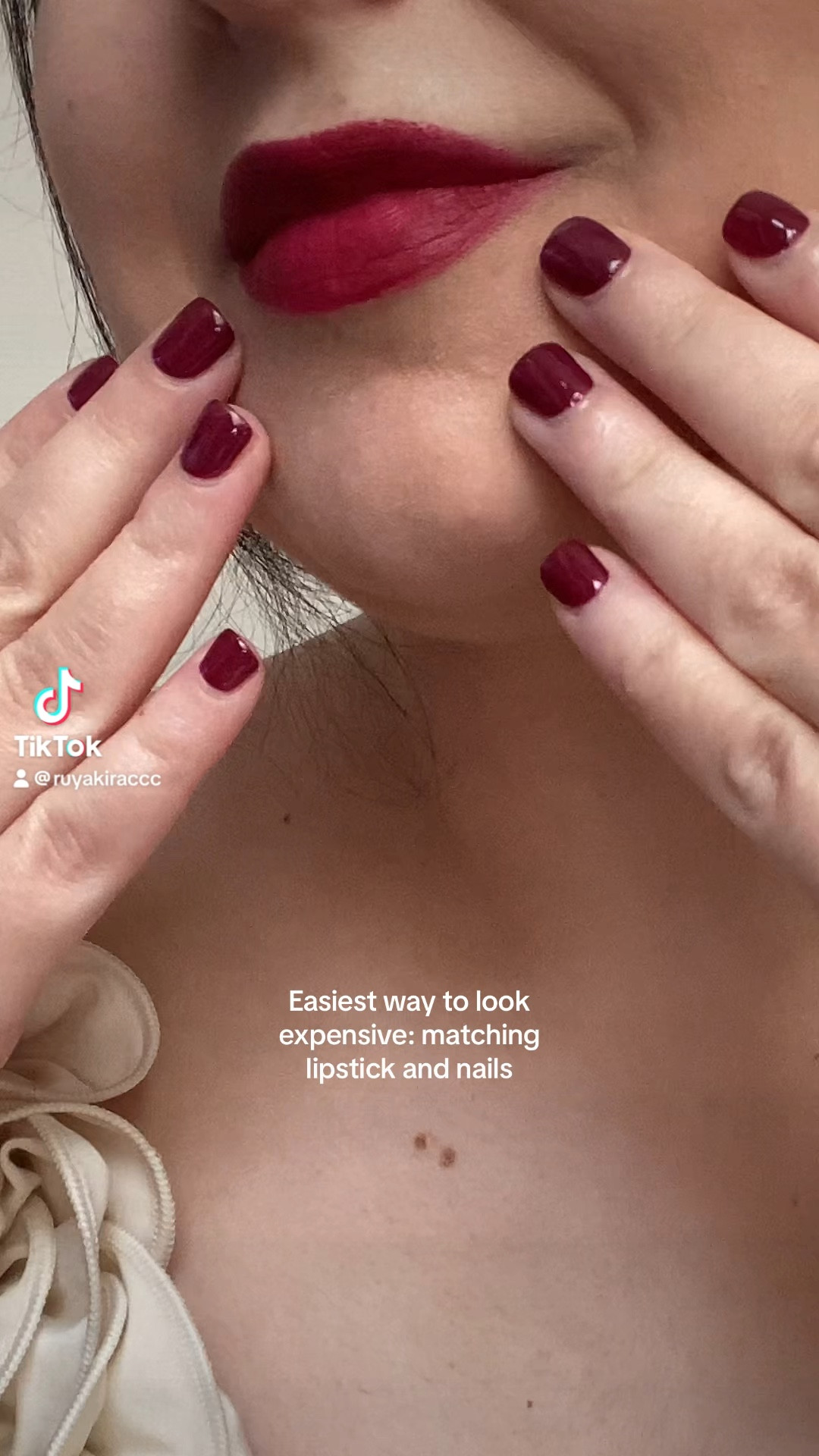 Wearing Dior Rouge Velvet Lipstick in Ambitious 🍷 #diorbeauty #diormakeup #diorlipstick #fallmakeup #autumnmakeup 

#LTKStyleTip #LTKSeasonal #LTKBeauty