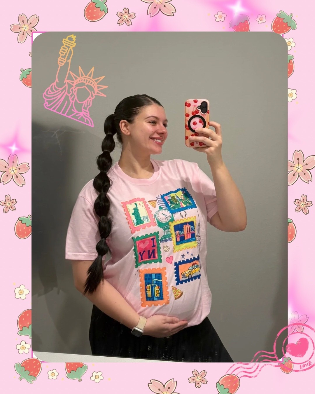 Lauren Norris merch drop 💖🗽I had to get it from her website! But the rest of my outfit is linked🩷

#LTKSeasonal #LTKFamily #LTKBump