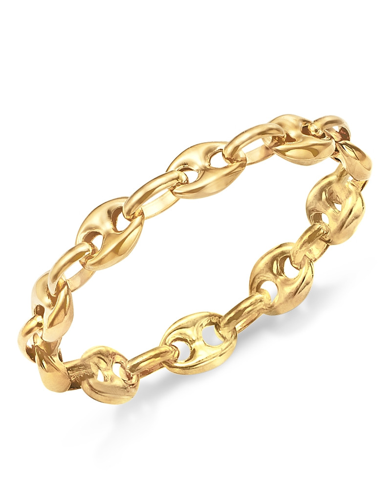 Zoe Chicco 14K Yellow Gold Heavy Metal Mariner Link Chain Ring | Bloomingdale's (US)