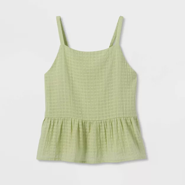 Girls' Woven Peplum Tank Top - art class™ | Target