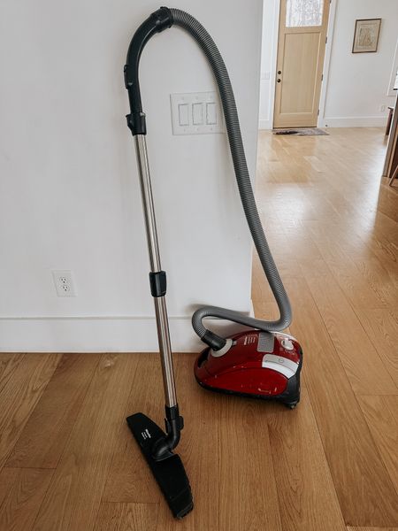We love this bagged canister vacuum that has a strong suction power, an air clean system, and the head piece swivels to easily get underneath furniture .

#LTKsalealert #LTKhome #LTKfamily