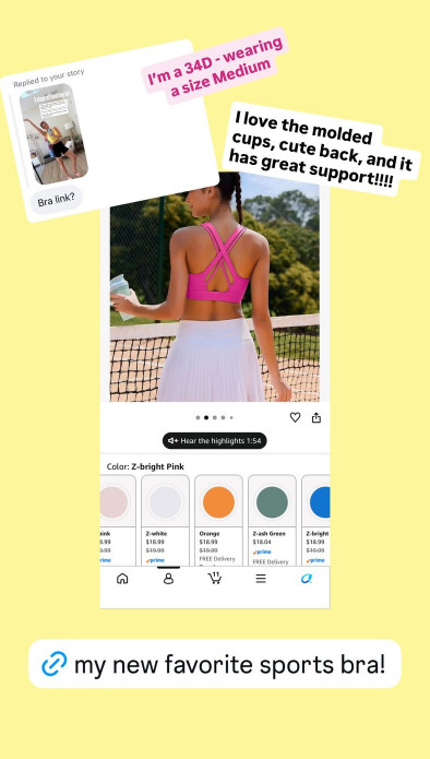 My new favorite sports bra! 

 #LTKgrwm #LTKootd #LTKActive