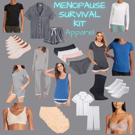 Menopause Survival Kit… moisture wicking apparel that keeps me cool 