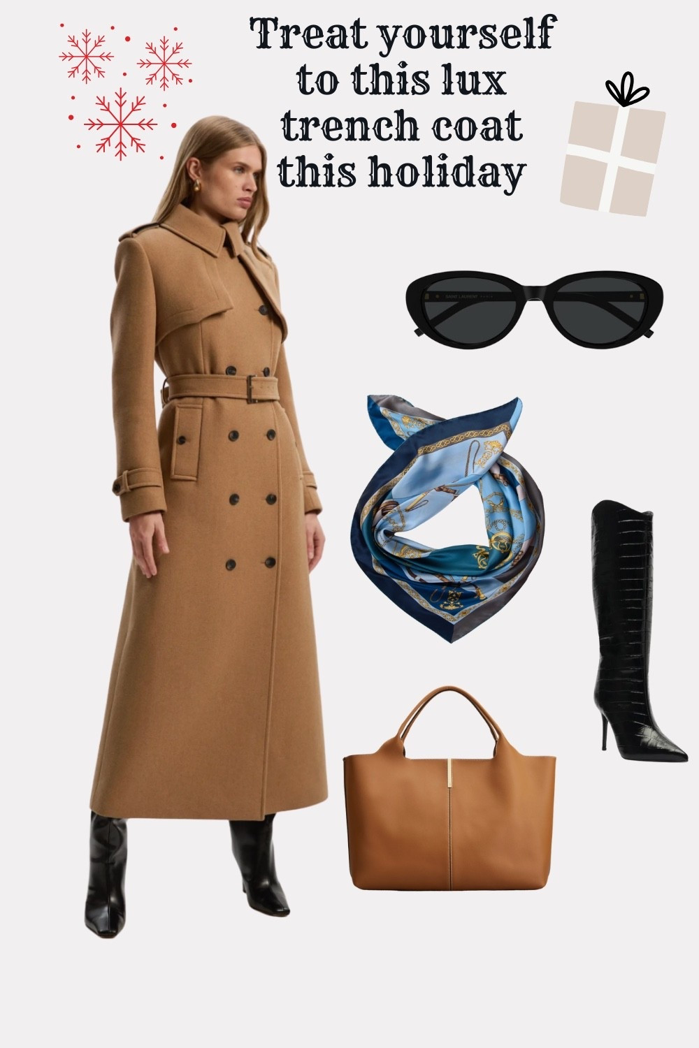 Treat yourself this holiday season with this Karen Millen Wool-Blend Belted Trench Maxi Coat. A timeless, structured maxi coat that instantly elevates any winter look. The belted waist creates a flattering, tailored silhouette (so good for petites), and the wool mix makes it warm without feeling bulky.

If you’ve been wanting a forever winter coat, this is such a beautiful “gift-to-you” piece for Christmas or the holidays.
Linked below.


#LTKPetite #LTKGiftGuide #LTKOver40