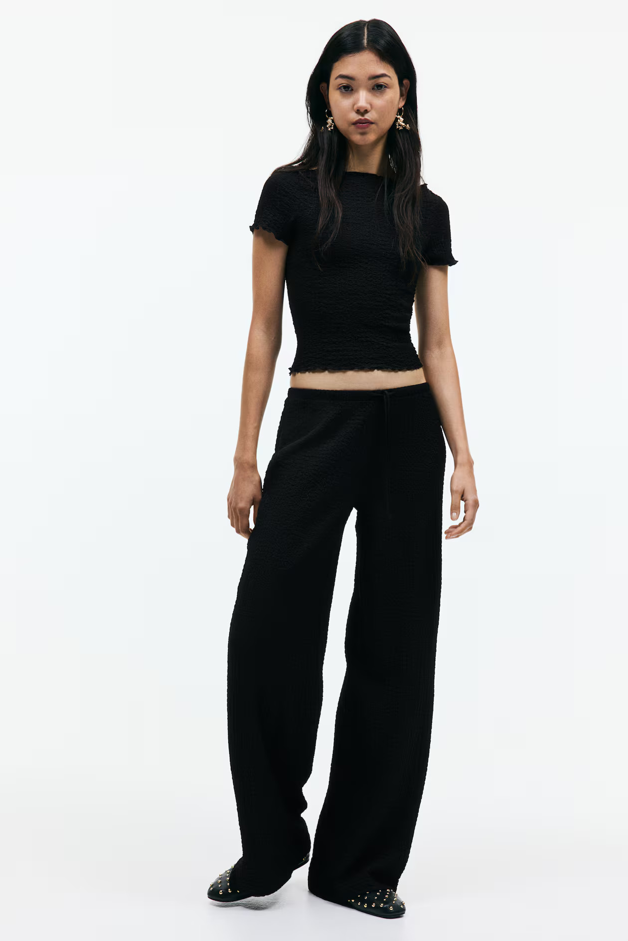 Crinkled Drawstring Pants | H&M (US + CA)