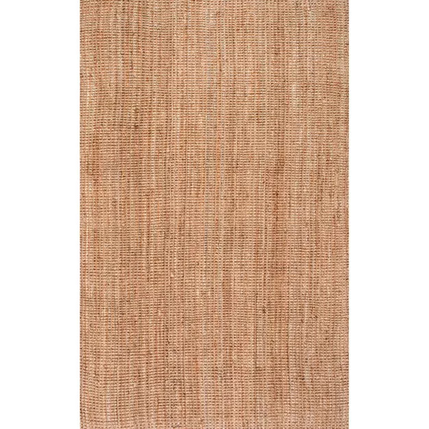 nuLOOM Ashli Solid Farmhouse Jute Area Rug | Target